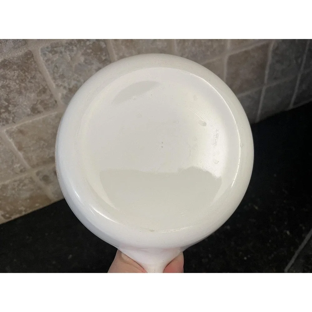 Vintage 1964 Merry Christmas Seasons Greetings Corning Ware Saucepan Skillet Lid